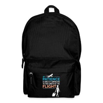 Flight Attendant Aviation Cabin Crew Air Hostess - Backpack - black - Front
