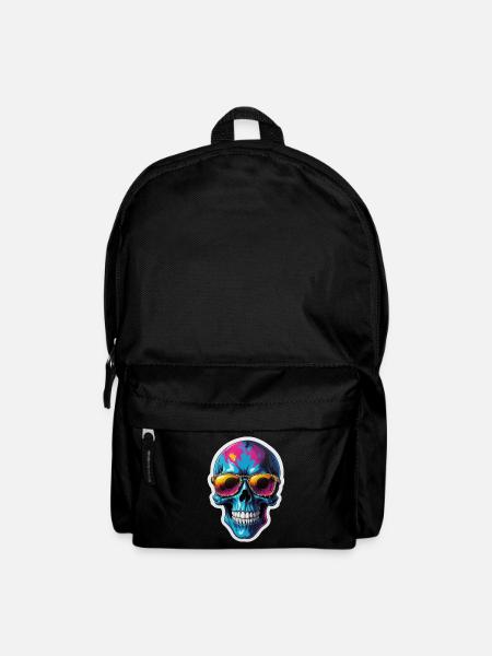 tête de mort - Sac à dos - noir
