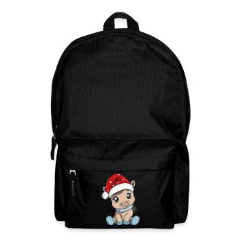 Pferd Weihnachten Süß Niedlich Xmas Weihnachtlich - Rucksack - Schwarz - Vorne