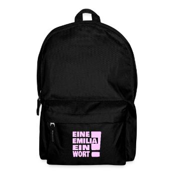 Emilia - Rucksack - Schwarz - Vorne