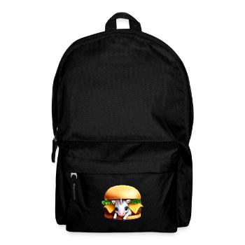 Licorne Cheeseburger - Sac à dos - noir - Devant