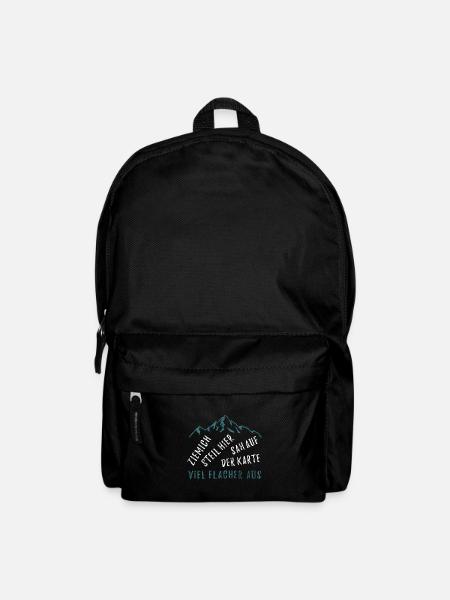 Ziemlich steil hier, sah auf der Karte flacher aus - Rucksack - Schwarz