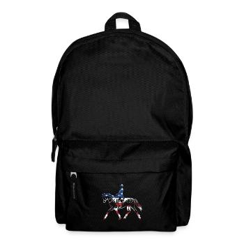 Jumper Drapeau Us Saut d’obstacles - Sac à dos - noir - Devant