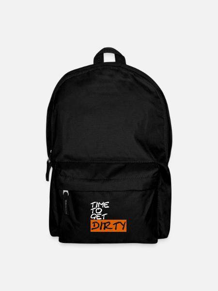 Time to get Dirty - Rucksack - Schwarz