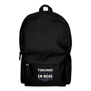 Toulouse la vie en Rose - Sac à dos - noir - Devant