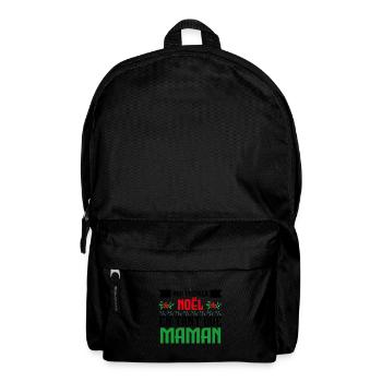 mon premier noël en tant que maman - Sac à dos - noir - Devant