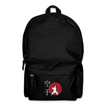 karate. martial arts. Gift idea. Japan. - Backpack - black - Front