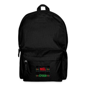 Notre premier Noël en tant que Mr. - Sac à dos - noir - Devant