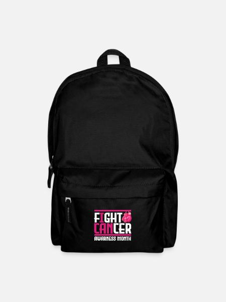Krebs bekämpfen. Monat des Bewusstseins. - Rucksack - Schwarz