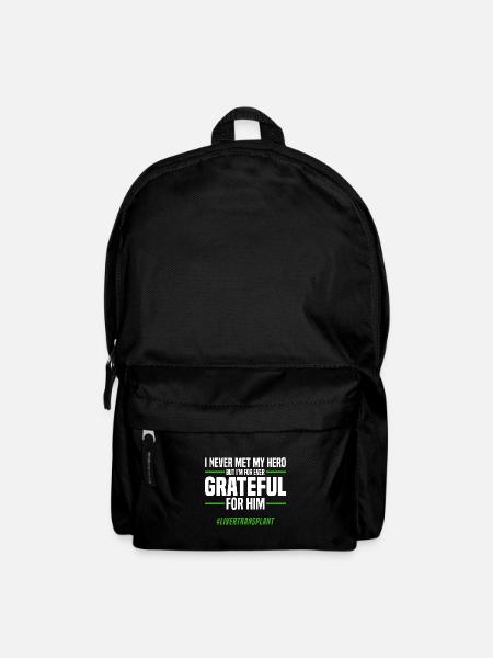 Leber Organspende - Rucksack - Schwarz