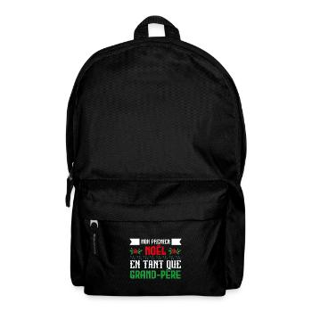Premier noël en tant que grand-père - Sac à dos - noir - Devant