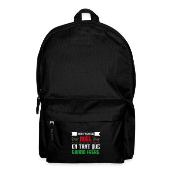 Le premier Noël en tant que grand frère - Sac à dos - noir - Devant