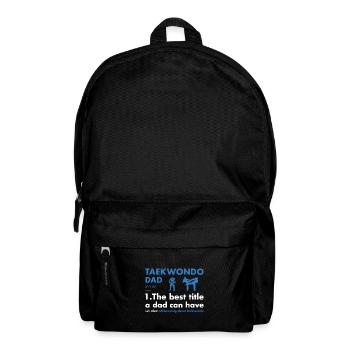 Sport Dad Definition Taekwondo - Backpack - black - Front