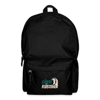 Gans Gänse Flüsterer Bauernhof Geschenk - Rucksack - Schwarz - Vorne