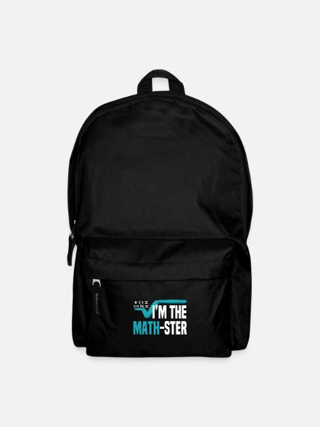 Ich bin der Mathematiker Mathematiker - Rucksack - Schwarz