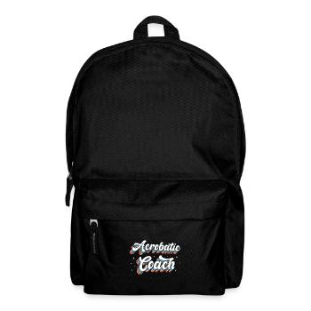 Retro Graphic Gymnast Gymnastics Acrobat Acrobatic - Rucksack - Schwarz - Vorne