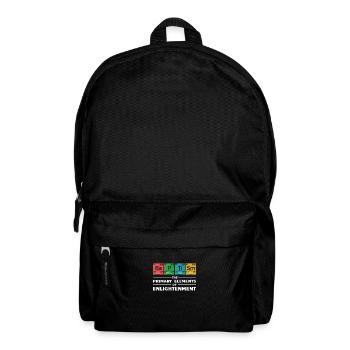 Nerd geek funny christian elements baptism - Backpack - black - Front