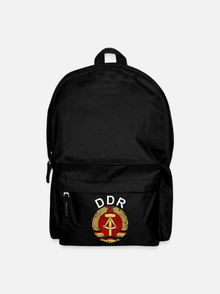 DDR Logo Retro - Rucksack - Schwarz