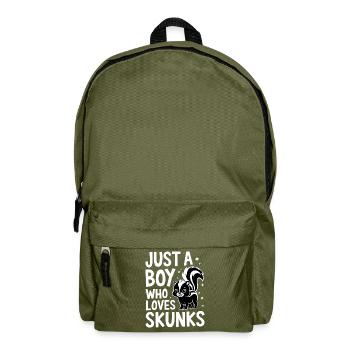 Skunk Zoo Animals - Backpack - olive green - Front