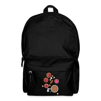 Hygge Herbst Gefühle Geschenk - Rucksack - Schwarz - Vorne