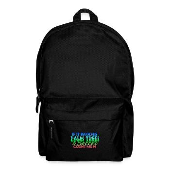 Beach Football Sayings - Backpack - black - Front