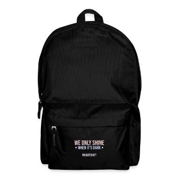 Nachtschicht - Rucksack - Schwarz - Vorne