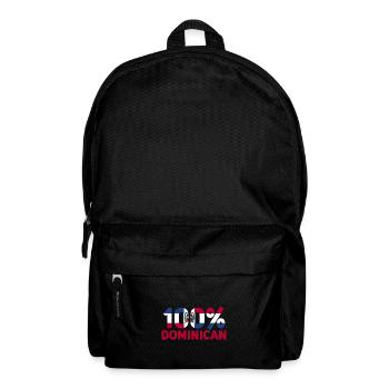 Drapeau dominicain - Sac à dos - noir - Devant