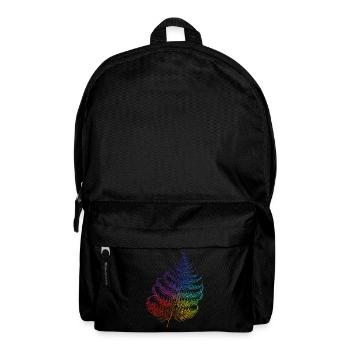 Rainbow Fern - Be Natural - T-Shirt, Hoodie - Backpack - black - Front