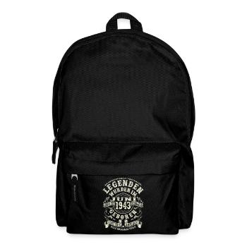 1943Geburtstag 80 Jahre - Geboren im Juni 1943 - Rucksack - Schwarz - Vorne