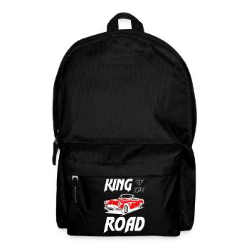King of the Road Classic Car - Backpack - black - Front