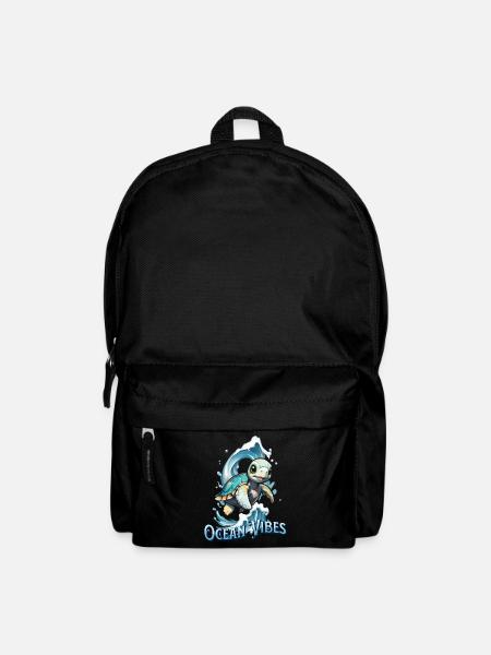 Ocean Vibes Turtle - Backpack - black