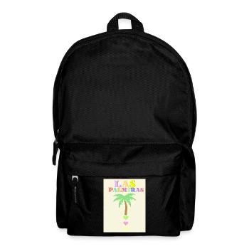 Pastel palm - Backpack - black - Front