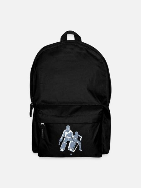 Gardien de but au hockey sur gazon - Sac à dos - noir