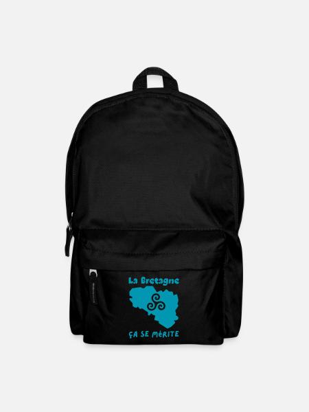 La Bretagne , ça se mérite 1 - Sac à dos - noir