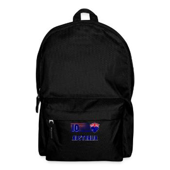 Australien - Rucksack - Schwarz - Vorne