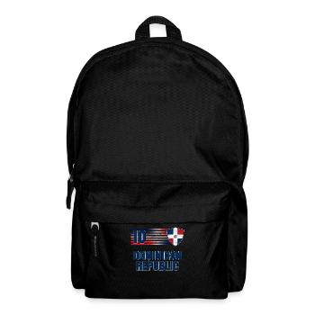 Dominikanische Republik - Rucksack - Schwarz - Vorne