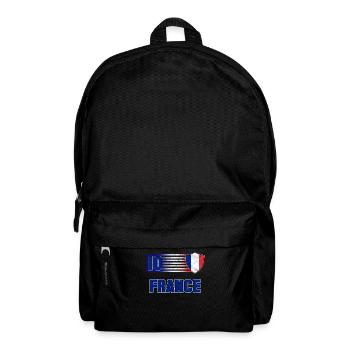 Frankreich - Rucksack - Schwarz - Vorne