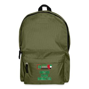 United Arab Emirates - Backpack - olive green - Front