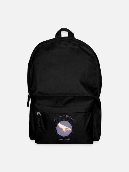 "Mom - my heart's hero for life." - Backpack - black