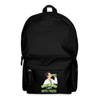 Science Super Power Wissenschaft Chemielehrer - Rucksack - Schwarz - Vorne