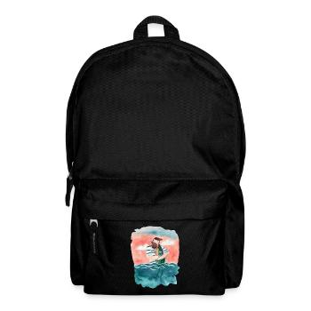 Sailor loves fish - Backpack - black - Front