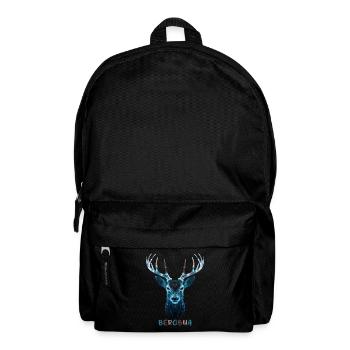 Hirsch Bergbua Hirsch Geschenk Dorffest Wandern - Rucksack - Schwarz - Vorne