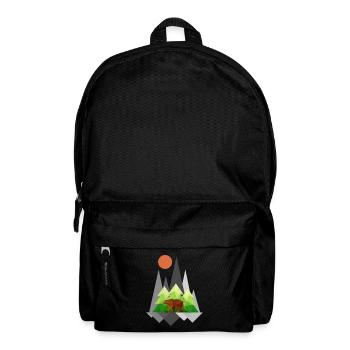 Ours dans le désert - Sac à dos - noir - Devant