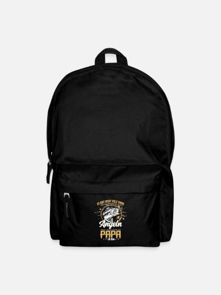 Angler Papa es gibt nicht viele Dinge die ich - Rucksack - Schwarz