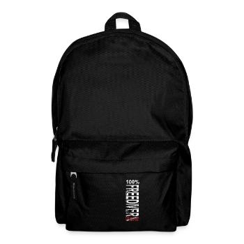 100 Percent Freediver Apnoe Geschenk - Rucksack - Schwarz - Vorne