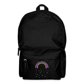 heiraten mich am Regenbogen liebe dich Geschenk - Rucksack - Schwarz - Vorne
