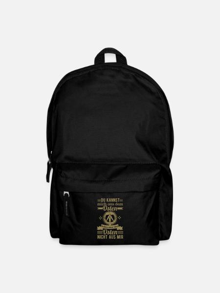Ostdeutsch Ostalgie Stolzer Ostdeutscher DDR - Rucksack - Schwarz
