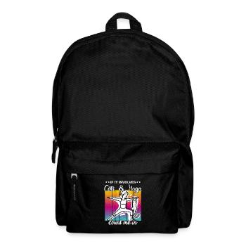 If It Involves Cats & Yoga count me in - Backpack - black - Front