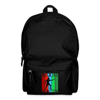 I Can Read Your Thoughts - Rucksack - Schwarz - Vorne