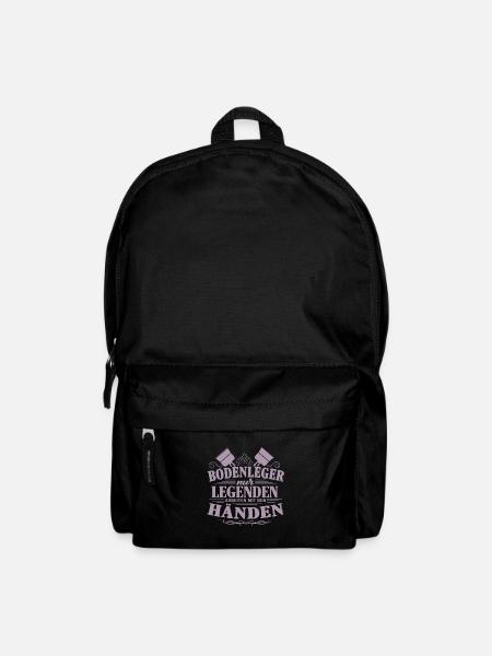Bodenleger nur Legenden arbeiten mit den Händen. - Rucksack - Schwarz